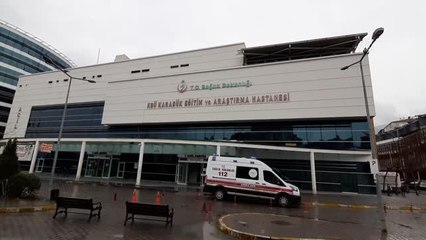 Refüje çarpan otomobildeki 2 kişi yaralandı