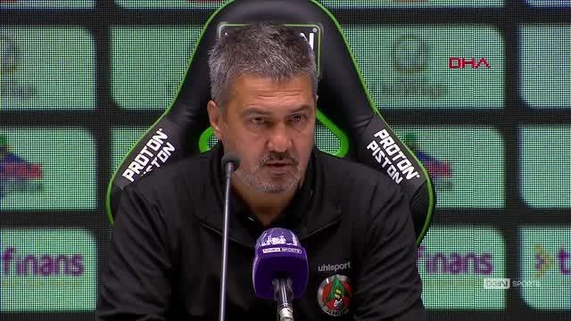 SPOR İttifak Holding Konyaspor - Aytemiz Alanyaspor maçının ardından