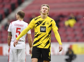 Borussia Dortmund - Le (mauvais) geste d'humeur d'Haaland
