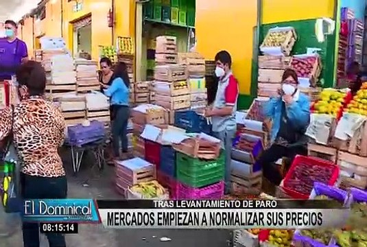 Mercados empiezan a normalizar precios tras finalizar huelga de transportistas