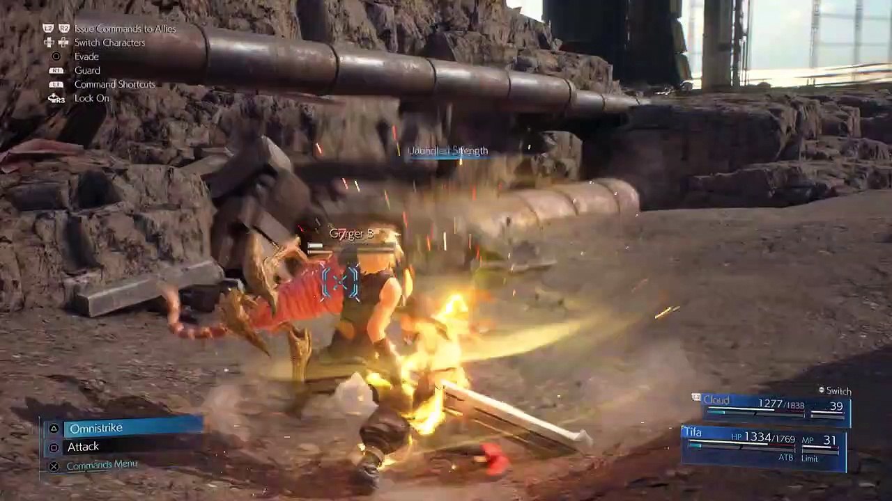 FINAL FANTASY VII REMAKE Lving tip