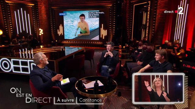 Stéphane Plaza menace de révéler l'adresse de Marc-Antoine Le Bret et sa femme Marie-Ange Casta dans On est en direct , sur France 2.