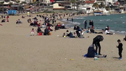 AYDIN - Didim'de mart ayında deniz keyfi