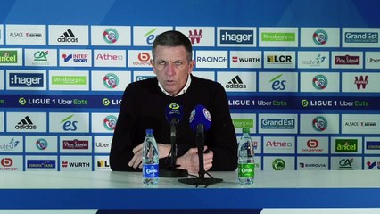 Thierry Laurey : "Le deuxième but nous fait mal"