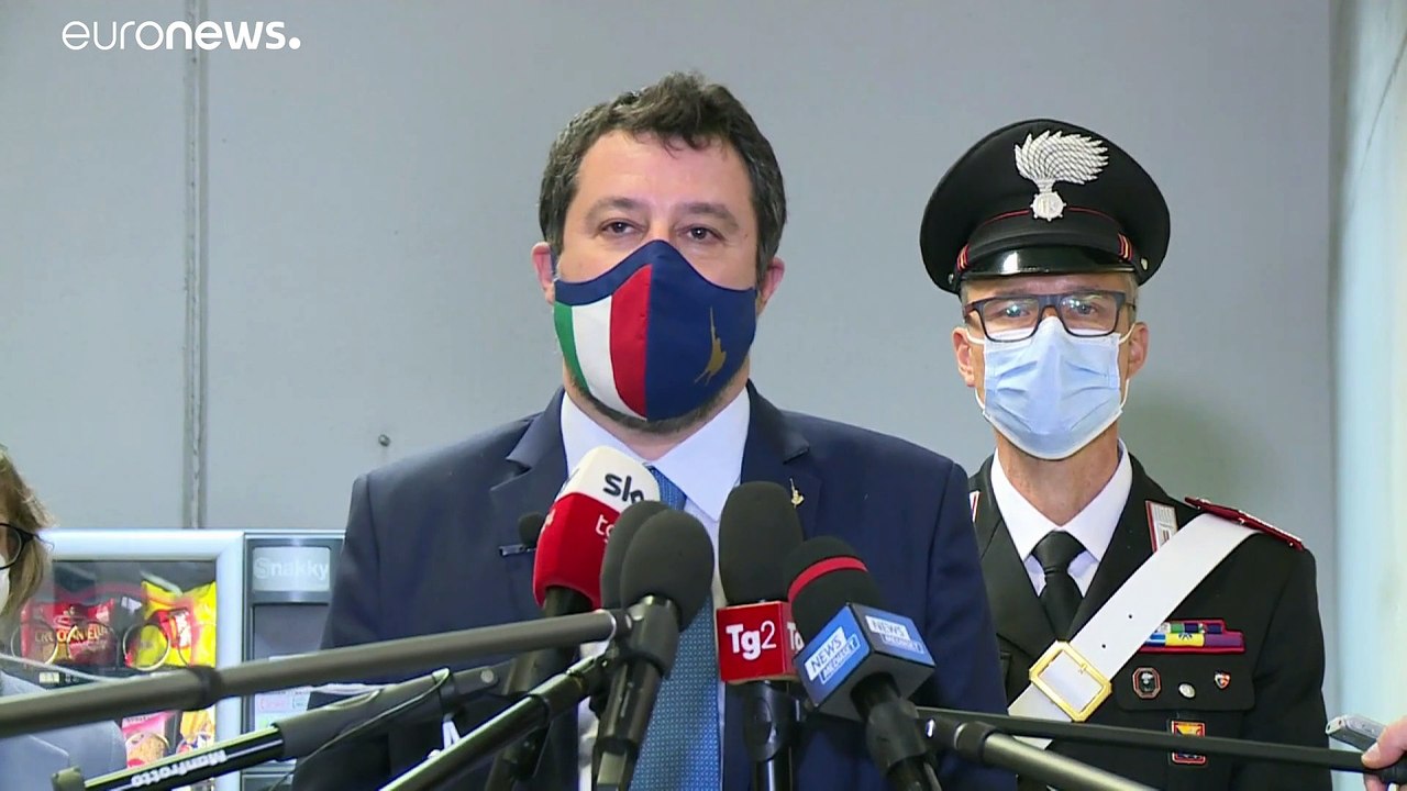 Salvini sieht prozess entspannt entgegen: "ich überlasse es den richtern"
