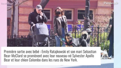 Emily Ratajkowski maman : première sortie avec son bébé et son mari Sebastian