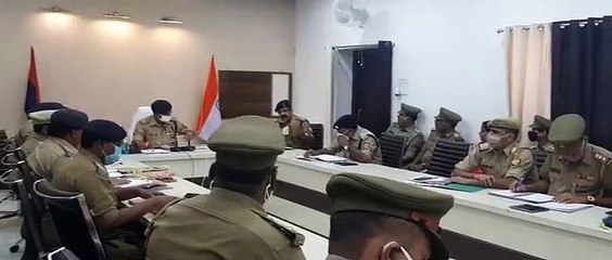 पंचायत चुनाव को लेकर एसपी ने की बैठक