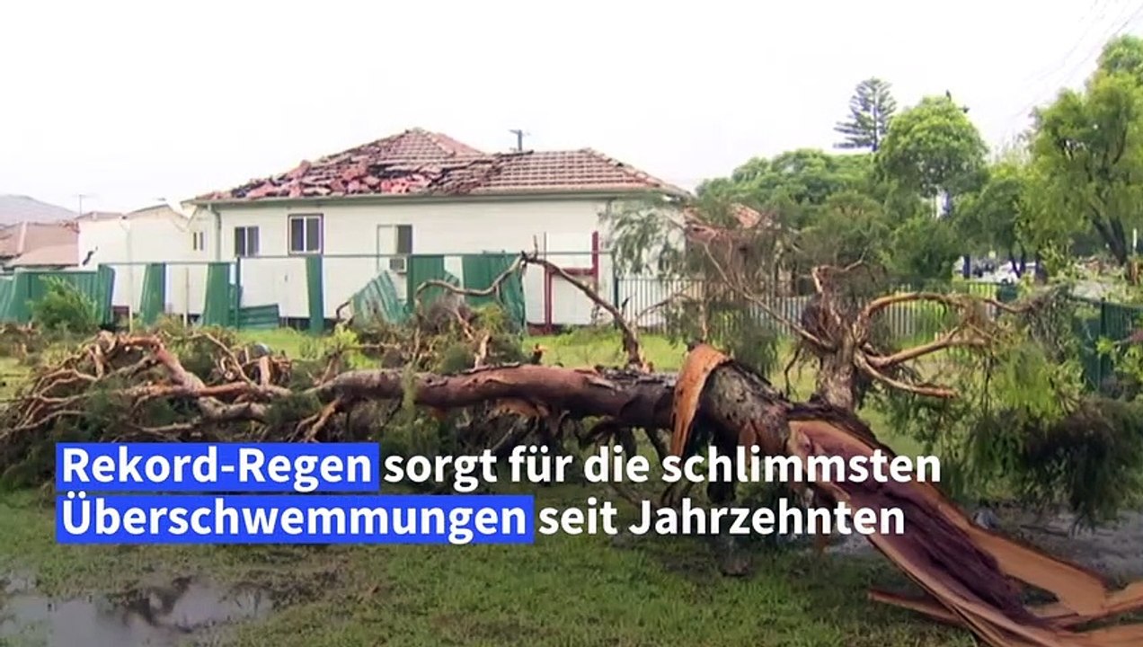 Verheerende Überschwemmungen im Osten Australiens