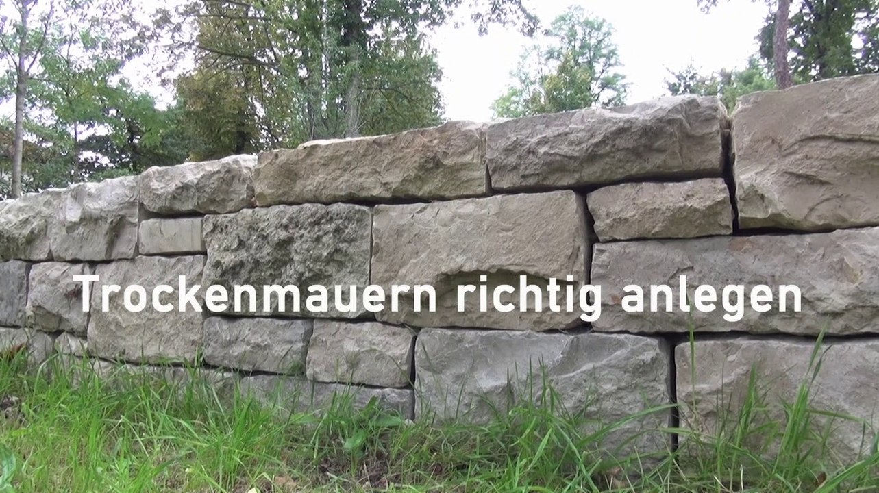 Gartenzeit TV: "Trockenmauern richtig anlegen"