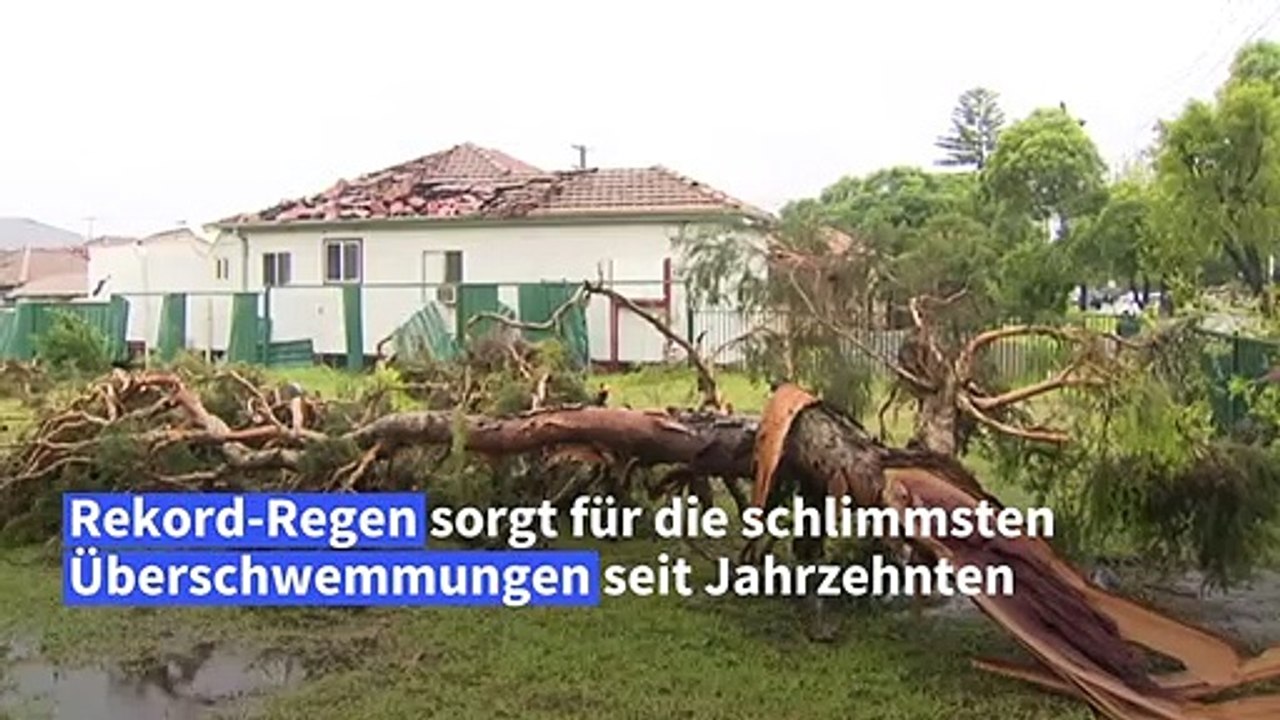 Verheerende Überschwemmungen im Osten Australiens