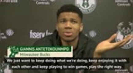 Giannis insists Bucks 'love being under the radar'