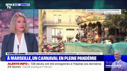 Les images du carnaval à Marseille reflètent "le ras-le-bol de tout le monde" pour Karine Lacombe
