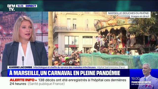 Les images du carnaval à Marseille reflètent le ras-le-bol de tout le monde pour Karine Lacombe