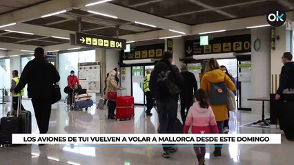 Los aviones de TUI vuelven a volar a Mallorca desde este domingo