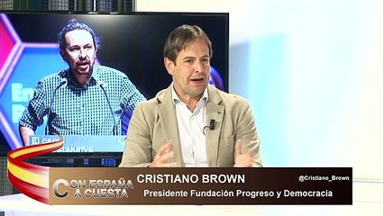 CRISTIANO BROWN: ¡HAY QUE SACAR A IGLESIAS! APUNTO CON EL DEDO A YOLANDA DÍAZ, YA SERÁ LA PRESIDENTA DE ESPAÑA SEGÚN ÉL
