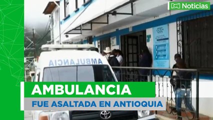 Robaron a quienes iban en ambulancia