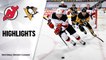 Devils @ Penguins 3/21/21 | NHL Highlights