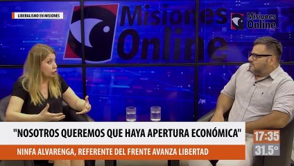 "Nosotros queremos que haya apertura económica"