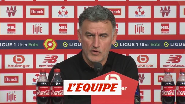 Galtier : « Nîmes n'a pas volé sa victoire » - Foot - L1 - LOSC