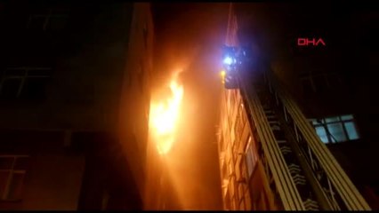 Son dakika haberi | ŞİŞLİ'DE 4 KATLI LASTİK İMALATHANESİNDE YANGIN(1)