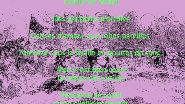 LE TEMPS DES CERISES