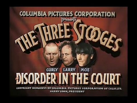 The Three Stooges 0x045 Disorder in the Court colorized
