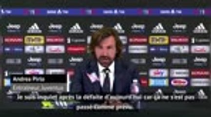 28e j. - Pirlo : "Je suis inquiet"