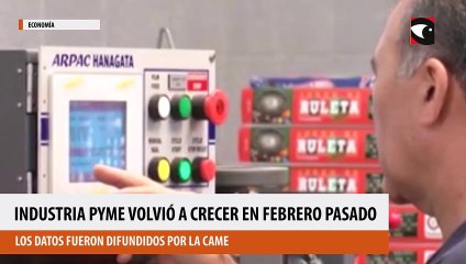 Según un informe de Came, la industria Pyme volvió a crecer en febrero pasado y es el tercer mes consecutivo