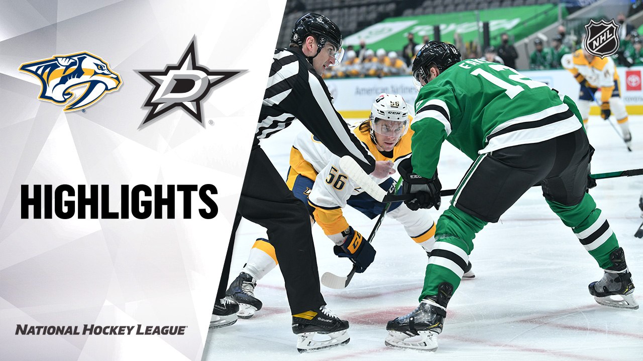 Predators @ Stars 3/21/21 | NHL Highlights