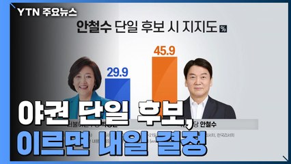 이르면 내일 단일 후보 결정...與 공세·정책 '투 트랙' / YTN