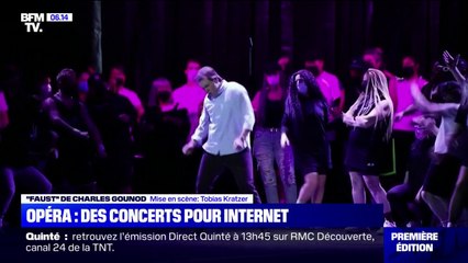 Les artistes retrouvent la scène de l'Opéra de Paris pour l'enregistrement de "Faust"
