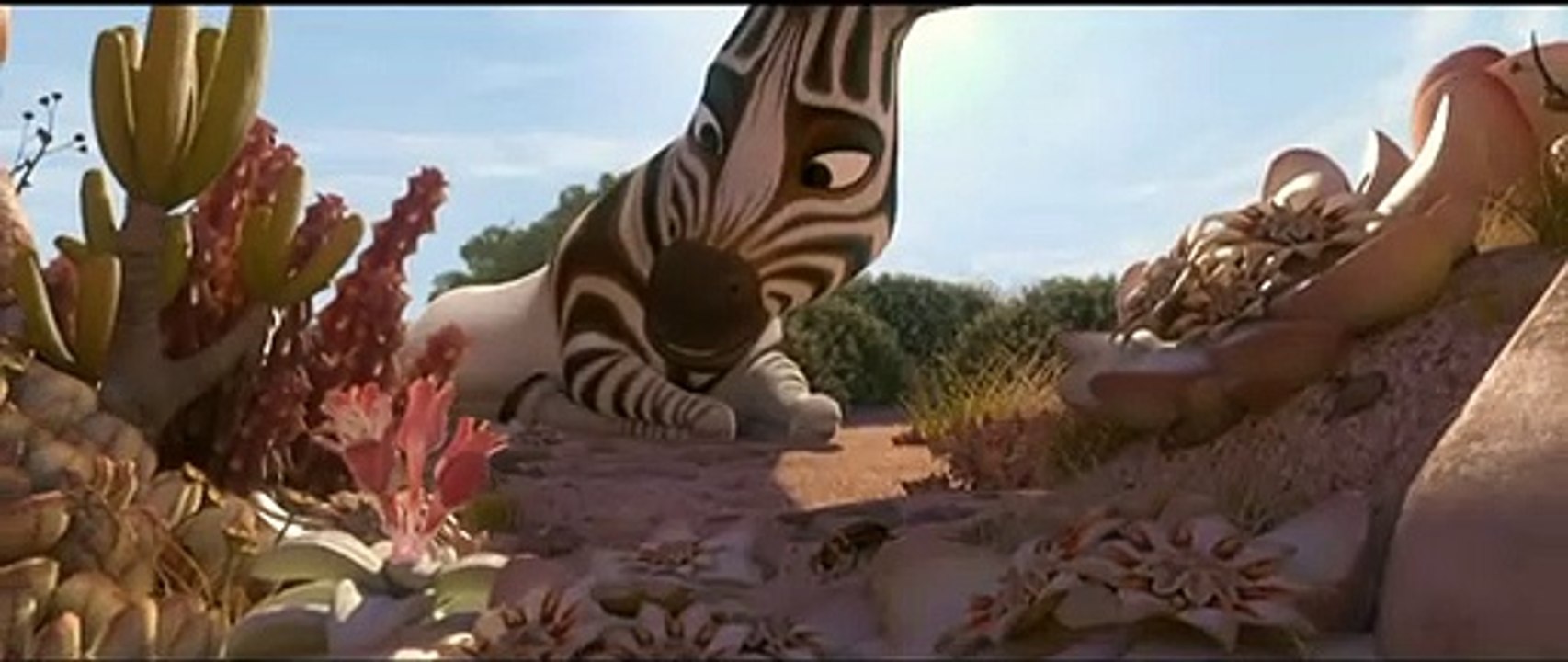 Khumba Das Zebra ohne Streifen am Popo Film