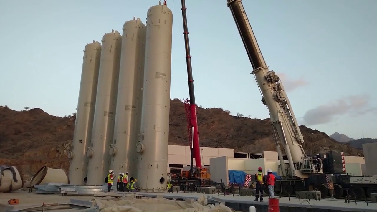 Pump Station Surge Vessel Installation inlet surge vessel