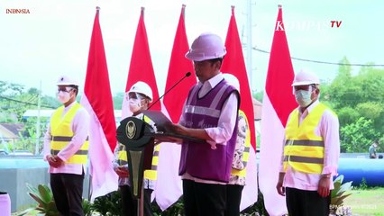 Pesan Jokowi Saat Resmikan Proyek Air Minum Umbulan, Proyek Gede Harus Dirasakan Masyakarat