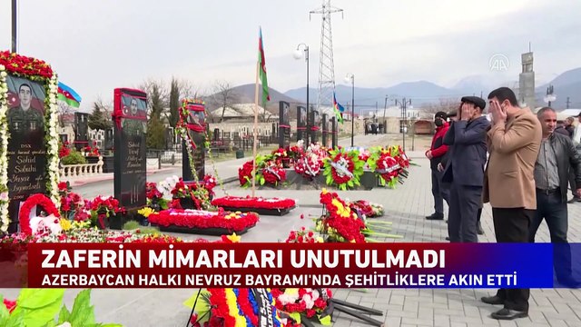 Azerbaycan'da Karabağ zaferinin mimarları unutulmadı
