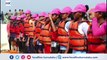 40 girls go Kayaking in Malpe Beach Udupi | Headline Karnataka