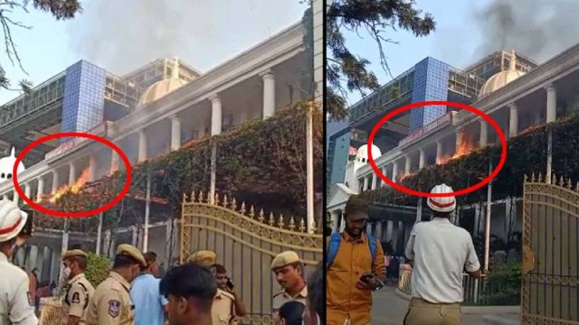 Graduate MLC Polls : Massive ఫైర్ Break Out In TRS Party Office Telangana Bhavan