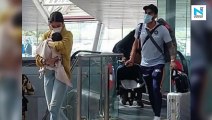 Anushka Sharma holds on to Vamika while Virat Kohli fulfills dad duties