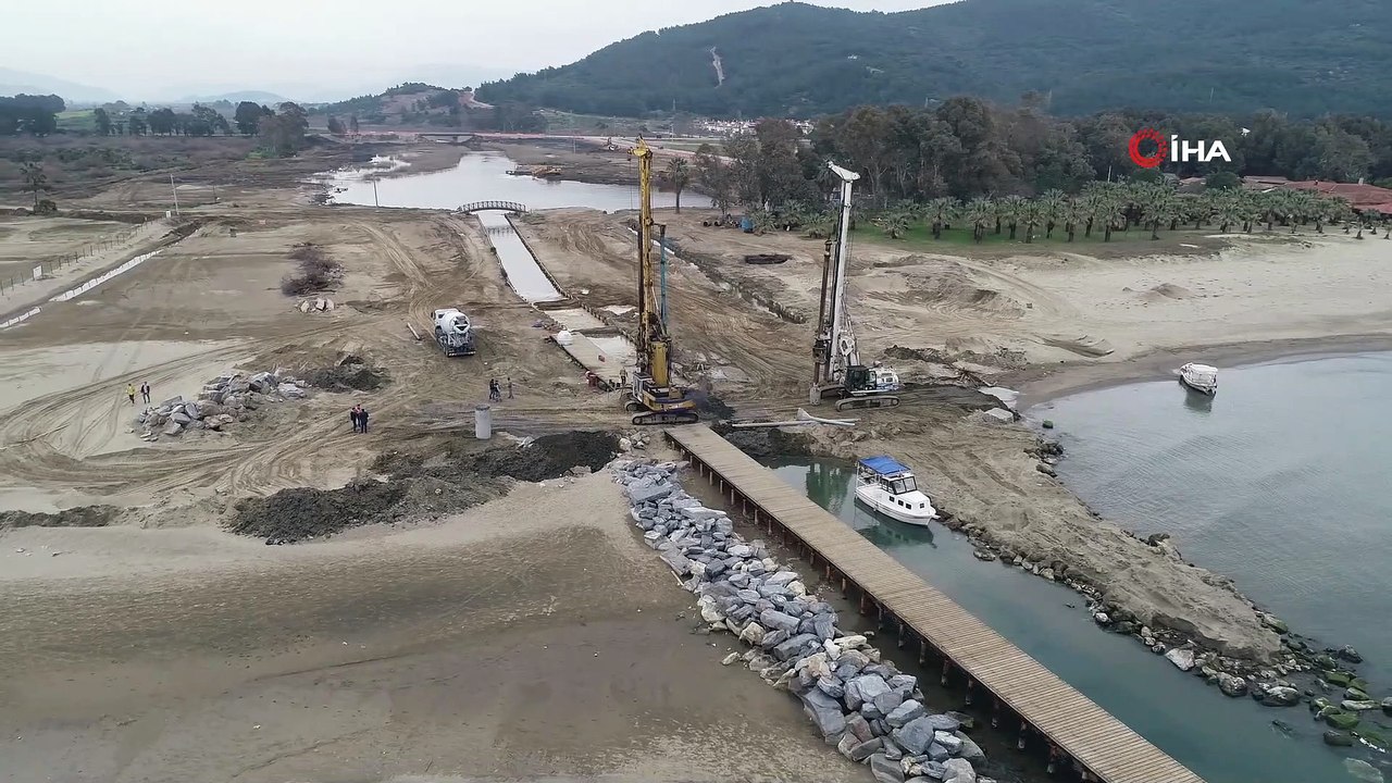 Efe Antik Kenti 2 bin 500 yıl sonra denizle buluşuyor