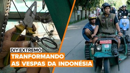 DIY Extremo: As incríveis Vespas de Jacarta