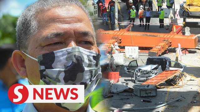 Works Minister: Stop-work order issued on SUKE site where crane collapsed