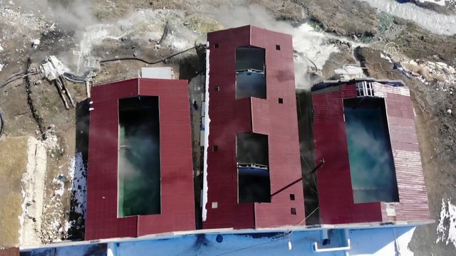 AĞRI - Diyadin Kaplıcaları şifa arayanların her mevsim uğrak yeri oluyor