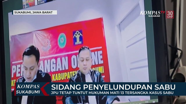JPU Tetap Tuntut Hukuman Mati 13 Tersangka Kasus Sabu