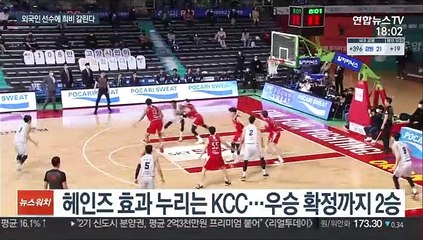[프로농구] 헤인즈·설린저…막판 순위 외국인 선수가 좌우?