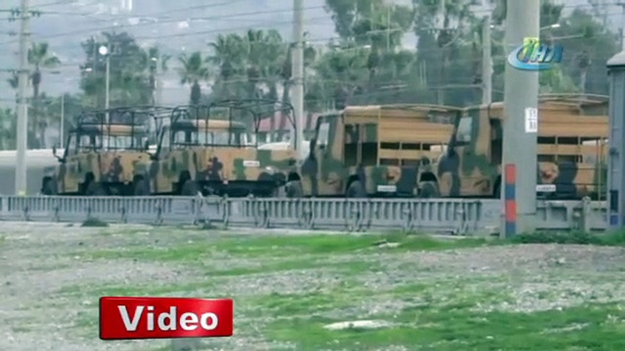 Hatay’da askeri sevkiyat