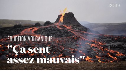 Video herunterladen: L'éruption d'un volcan en Islande attire des centaines de touristes