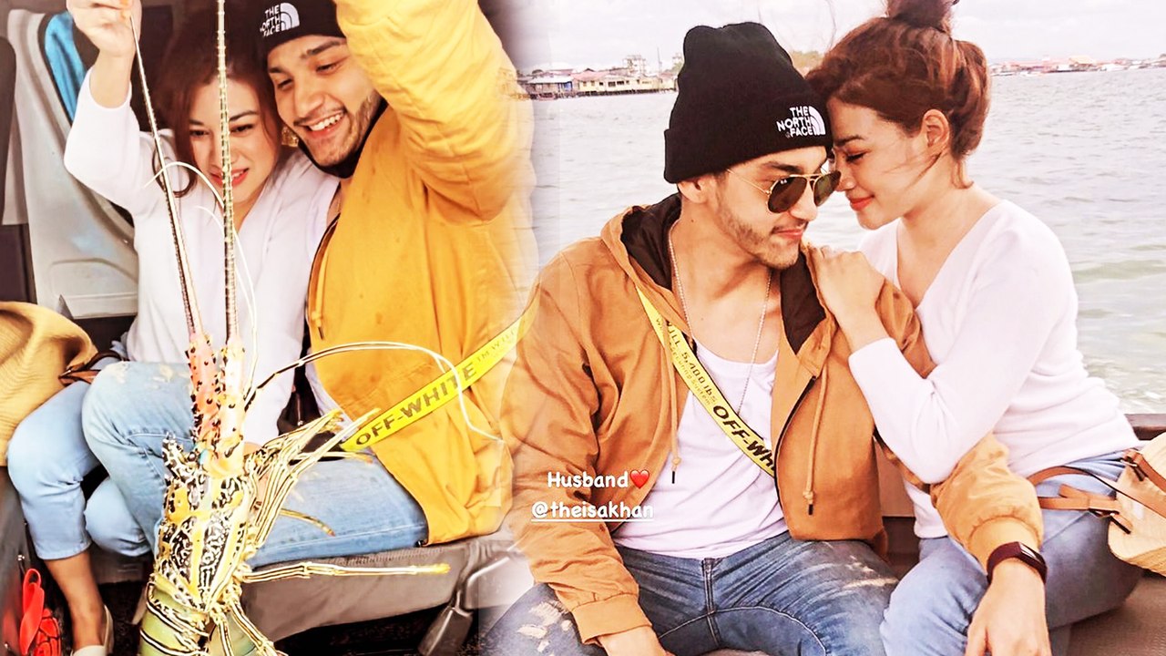 Risteena dan Isa Khan honeymoon ke Sabah, tinggal atas resort terapung… ramai tanya guna alasan apa?