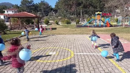 Son dakika... MUĞLA Datça'da anaokulu öğrencilerinden koronavirüs uyarısı