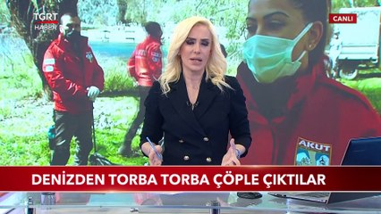 Denizden Torba Torba Çöple Çıktılar