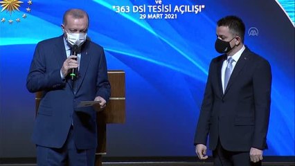 Cumhurbaşkanı Erdoğan, "1. Su Şurası Lansmanı ve 363 Tesisin Toplu Açılış" programına katıldı